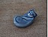 Laying Cat Ceramic Tea Pet, Dark Blue
