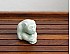 Sitting Monkey Celadon Ceramic Tea Pet
