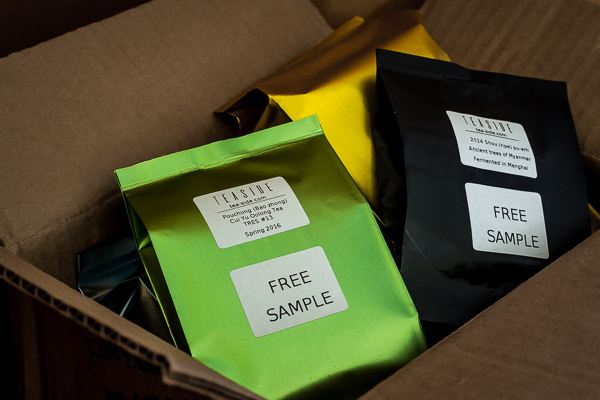 Free tea samples