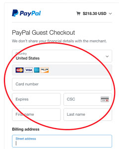 How to pay with Credit or Debit Card - Step 3